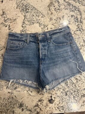 Universal Thread Classic High-Waist Blue Denim Cutoff Shorts